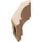 Ekena Millwork 5-inch W x 8-inch D x 8-inch H Olympic Rough Cedar Woodgrain TimberThane Knee Brace, Primed BRCUR05X08X08OLYRCPR - alternate 6